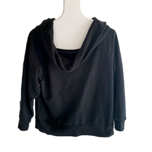Victoria’s Secret Sport Black Cowl Neck Sweatshirt